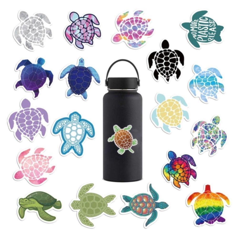 40 turtle stickers